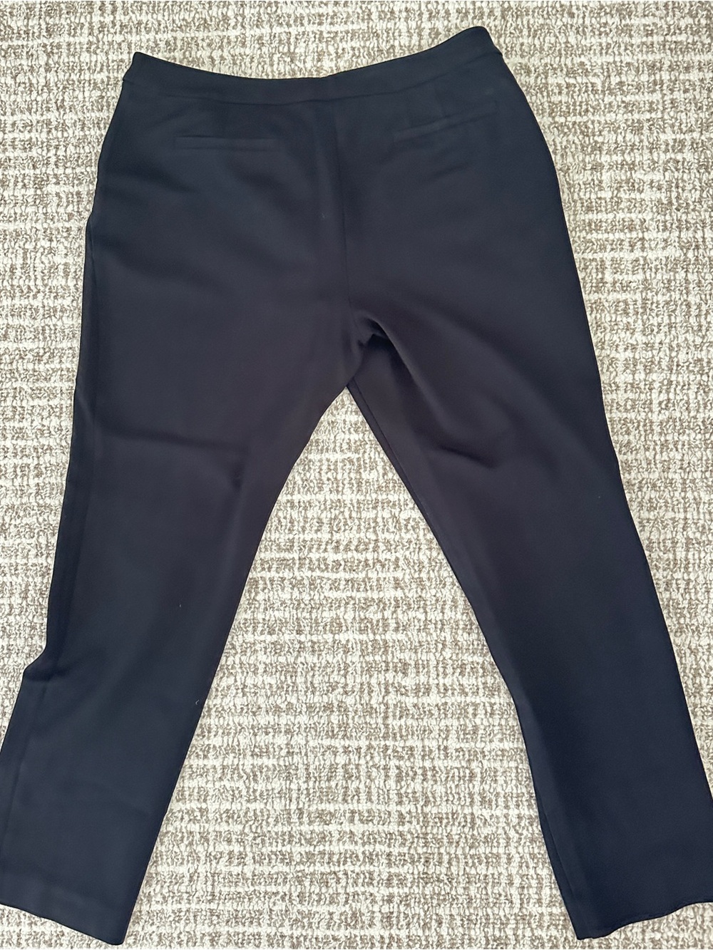Alfani Classic Black Women's Stretch Women's Ankle Pants, Sz 14 Preowned, great
